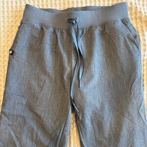 JAANUU - Women's Silex Knit-Waist Scrub Joggers - W20003 - H GRAY - XS TALL